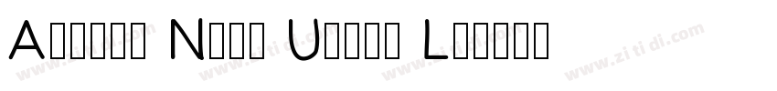 Avenir Next Ultra Li字体转换